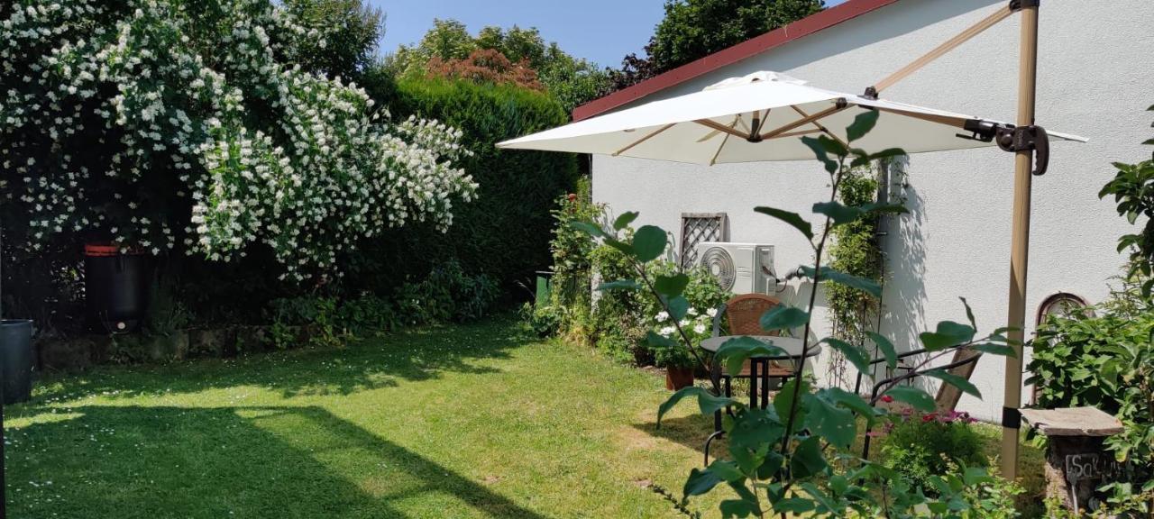 Apartment mit Gartenblick Oberzent Exterior foto